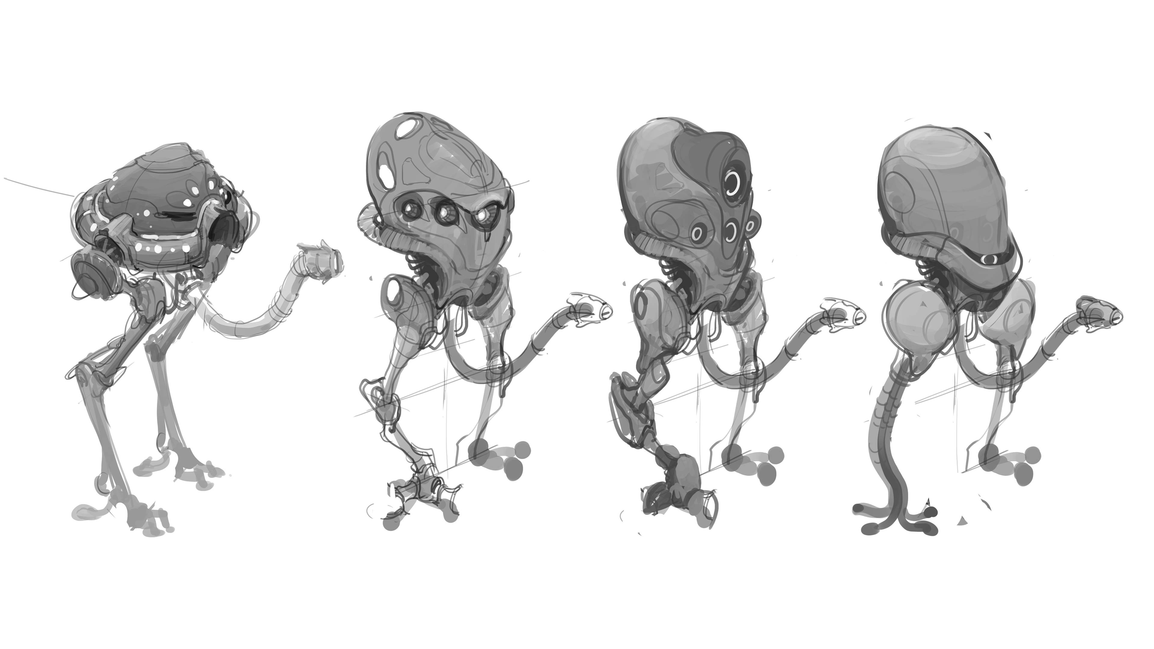 Alien tripod concept exploration