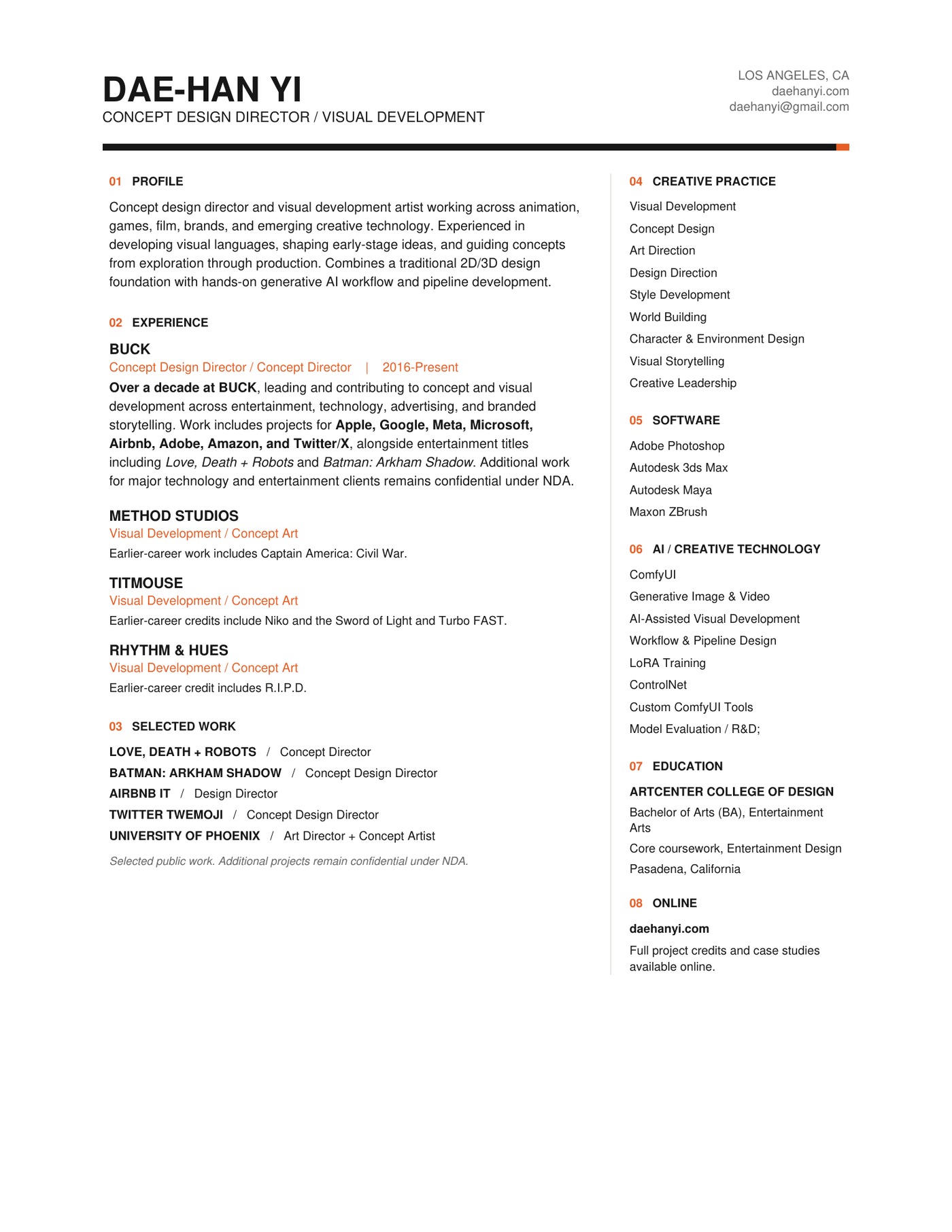Preview of Dae-Han Yi resume